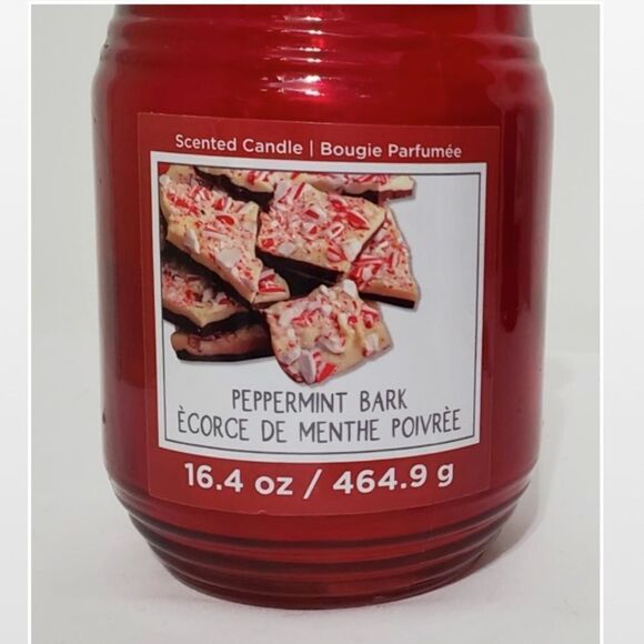 New Red Peppermint Home Jar Candle - Picture 5 of 13